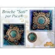 Cuentas de vidrio Samos® by Puca® 5x7 mm Jet  x10g