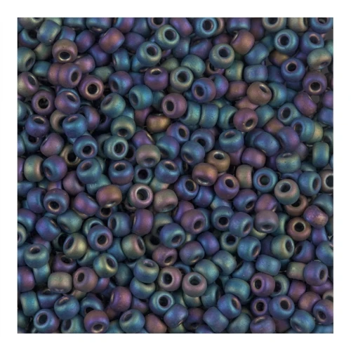 Rocalla Miyuki 11/0 401FR - Black Mat AB
