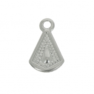 Dijes finos estilo barroco 11x7 mm De Acero Inox x5