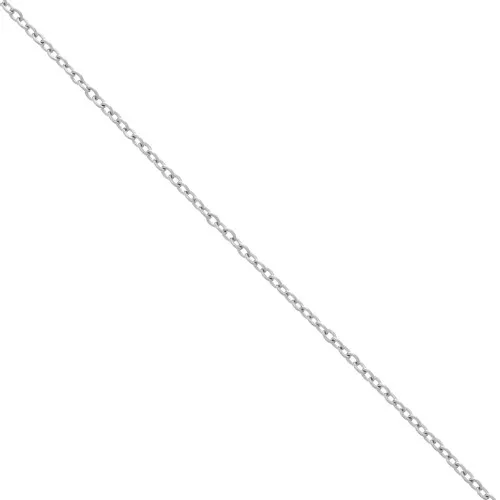 Cadena Forçat eslabón ovalado plano 1.6x2 mm de Acero inox x10 m