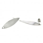 Pendientes navette twist a decorar 32x8 mm Acero Inox x2|raw }}
