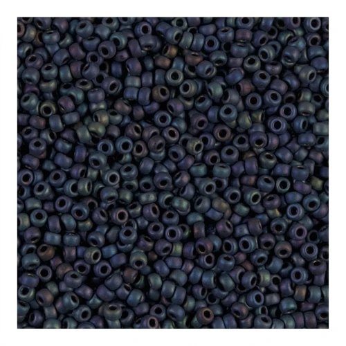 Rocalla Miyuki 11/0 2014 - Metallic Midnight Blue Iris Mat