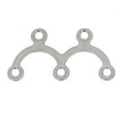 Entrepiezas dos puentes 18x9 mm de Acero Inox x6|raw }}