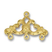 Separadores Triangulares 3 vías 16 x 25 mm dorado x4