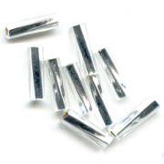 Bugles Twist Miyuki 6 mm TW-0001 - Crystal Silver Lined x10g|raw }}