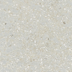 Cuentas de Rocalla Preciosa 15/0 - 1,5 mm Crystal Silver Lined x 20 g