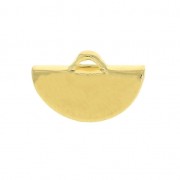 Terminal media luna para apretar 10.5x6.5 mm Chapado de Oro 3 micras|raw }}