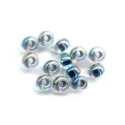 Rocalla Miyuki 8/0 283 - Crystal AB Black Lined