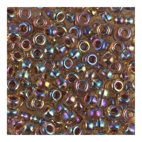 Rocalla Miyuki 8/0 357 - Light Topaz AB Root Beer Lined