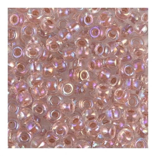 Rocalla Miyuki 8/0 275 - Crystal AB Dark Peach Lined