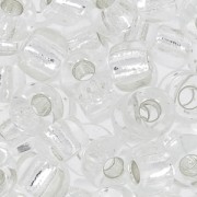 Rocalla Miyuki 6/0 01 - Crystal Silver Lined|raw }}