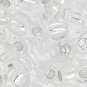 Rocalla Miyuki 6/0 01 - Crystal Silver Lined