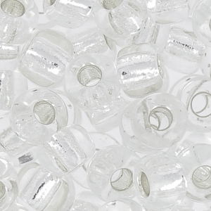 Rocalla Miyuki 6/0 01 - Crystal Silver Lined