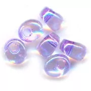 Magatama Miyuki 4 mm MA4-2145 - Crystal AB Lilac Lined x10g