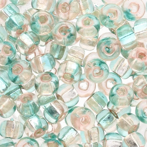 Rocalla Miyuki 6/0 Rococo 3277 - Aqua Light Rose SL