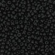 Preciosa Cuentas de rocalla 11/0 2 mm - Azabache x250g