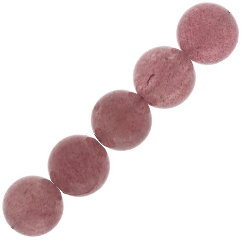 Cuentas Strawberry Quartz 8 mm x10