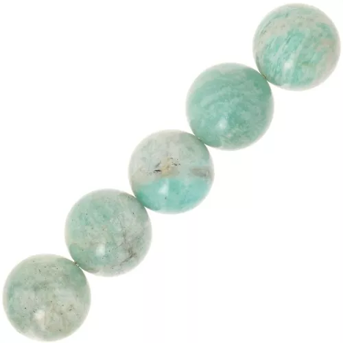 Cuenta Amazonita 12 mm x1