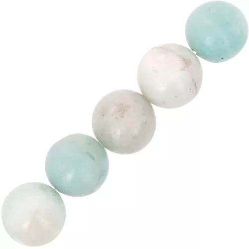 Cuentas Amazonita 10 mm x5