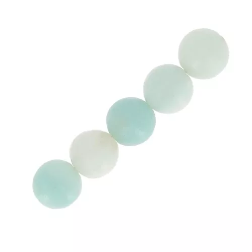 Cuentas Amazonita 6 mm x15
