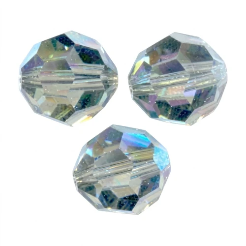 Perla redonda PureCrystal 5000 8 mm - Diamante negro AB x1