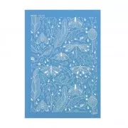 Silk Screen Moiko para arcilla polimérica 74x105 mm - Libélulas 10.43