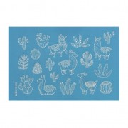 Silk Screen Moiko para arcilla polimérica 74x105 mm - Sud Americano 10.50