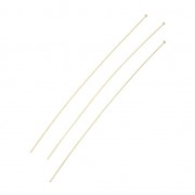 Bastón cabeza de alfiler 76x1.5x0.5 mm Gold filled x10|raw }}