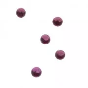 Cabuchones redondos para pegar o para engastar 3 mm Garnet x5