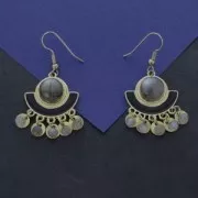 Cabuchones redondos para pegar o para engastar 4 mm Labradorite x5