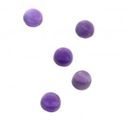 Cabuchones redondos para pegar o para engastar 4 mm Amethyst x5|raw }}