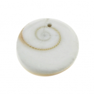 Colgante Ojo de Shiva 15 mm Natural x 1