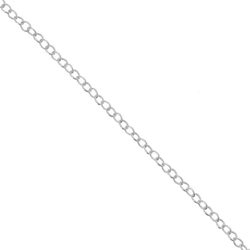 Cadena malla Forçat redonda 2.5 mm de Plata 925 x1m
