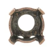 Engaste PureCrystal 1088/1122 Rivoli redondo 6 mm Cobrizo