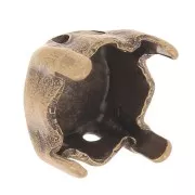 Engaste PureCrystal 1088/1122 Rivoli redondo 6 mm Bronce