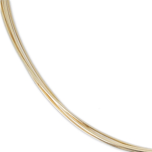 Hilo flexible 0.3 mm de Gold filled x 1.5 m