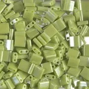 Miyuki Tila Beads 5x5x1.9 mm TL-0439 - Opaque Chartreuse Luster x10g