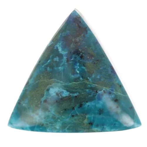 Cabuchón triangular 18 mm Crisocola
