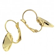 Ganchos de pendientes 4470 12 mm dorado x2