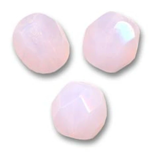 Facetadas 6 mm Rosa Water Opal x25