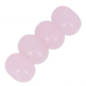 Redondas aplanadas 14 mm Rosa x10