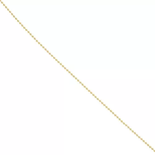 Cadena de bolas 1 mm dorado x 1m