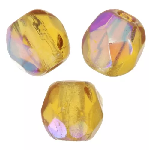 Facetadas 3 mm Topaz AB x50