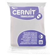 Pasta Cernit translúcida - Purpurina blanca (n.º 010) x 56 g