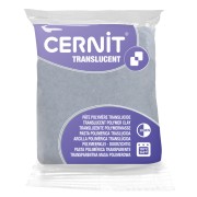 Arcilla Cernit Translucent 56gr Glitter Plateado (n°080)