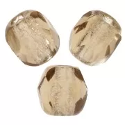 Facetadas 3 mm Smoked Topaz x50