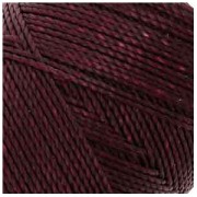 Bobina de hilo encerado Linhasita para micro macramé 1 mm - Grosella (632) x168m