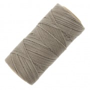 Bobina de hilo encerado Linhasita para micro macramé 1 mm - Gris (04) x168m