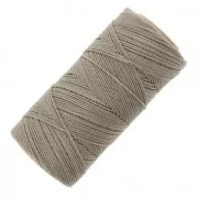 Bobina de hilo encerado Linhasita para micro macramé 1 mm - Gris (04) x168m