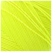 Bobina de hilo encerado Linhasita para micro macramé 0,75 mm - Amarillo Fluo (326) x228m